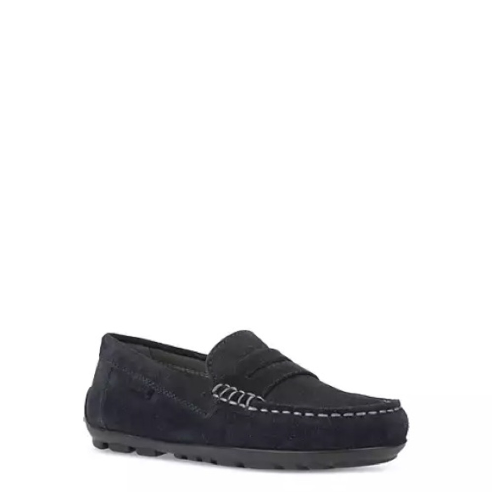 Geox Boys' Fast Boy Loafers Size 33C EU / 2C US (Little Kids) in Navy